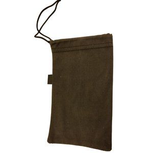 Black Microfiber Eyeglass Case Bag Drawstring Bag